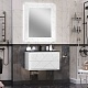 Opadiris Мебель для ванной Луиджи 90 подвесная белая матовая/антрацит – фотография-15